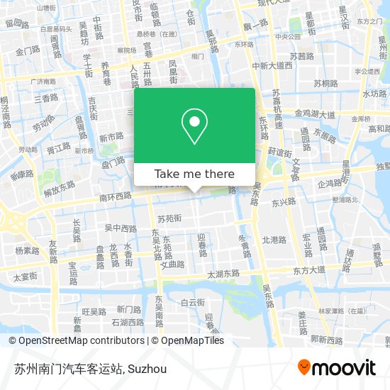 苏州南门汽车客运站 map