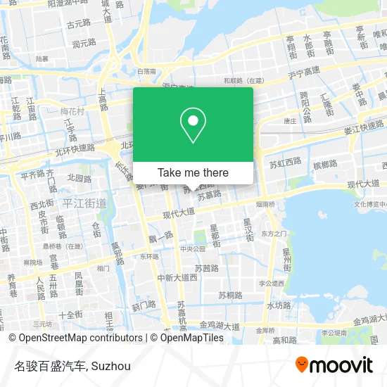 名骏百盛汽车 map