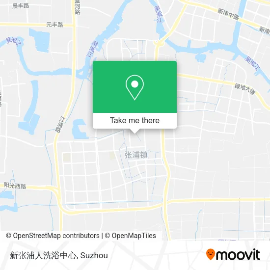 新张浦人洗浴中心 map