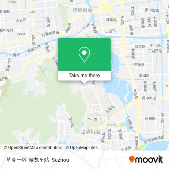 草食一区-游览车站 map