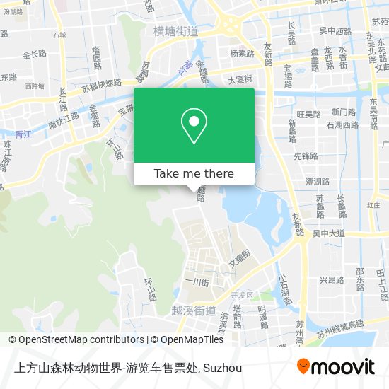 上方山森林动物世界-游览车售票处 map