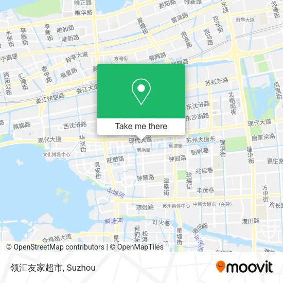 领汇友家超市 map
