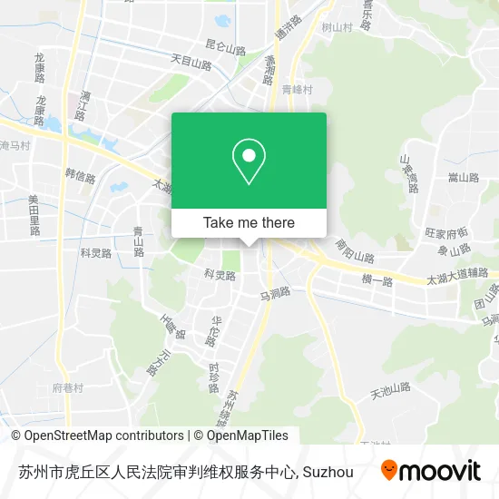 苏州市虎丘区人民法院审判维权服务中心 map
