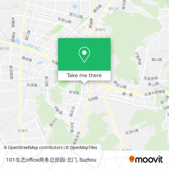101生态office商务总部园-北门 map