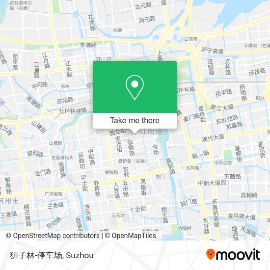 狮子林-停车场 map