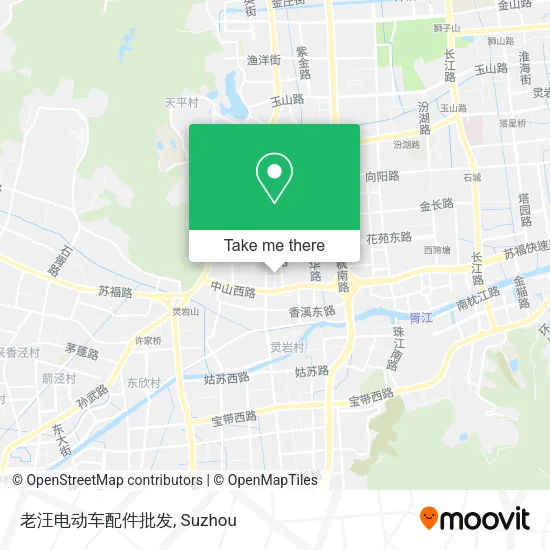 老汪电动车配件批发 map