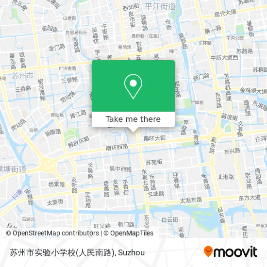 苏州市实验小学校(人民南路) map