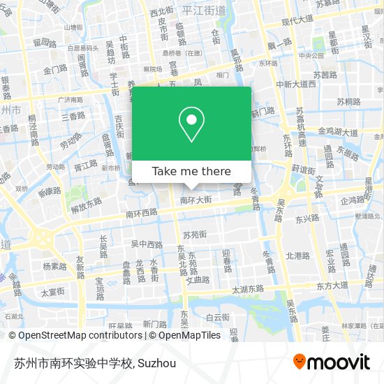 苏州市南环实验中学校 map