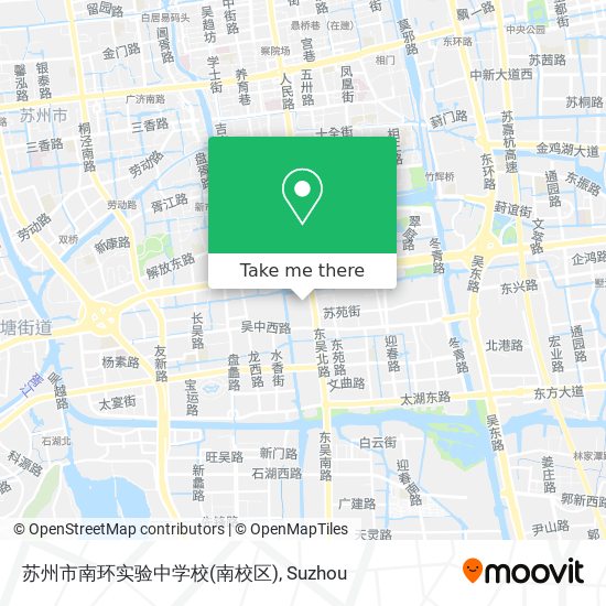苏州市南环实验中学校(南校区) map