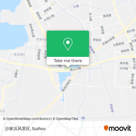 沙家浜风景区 map
