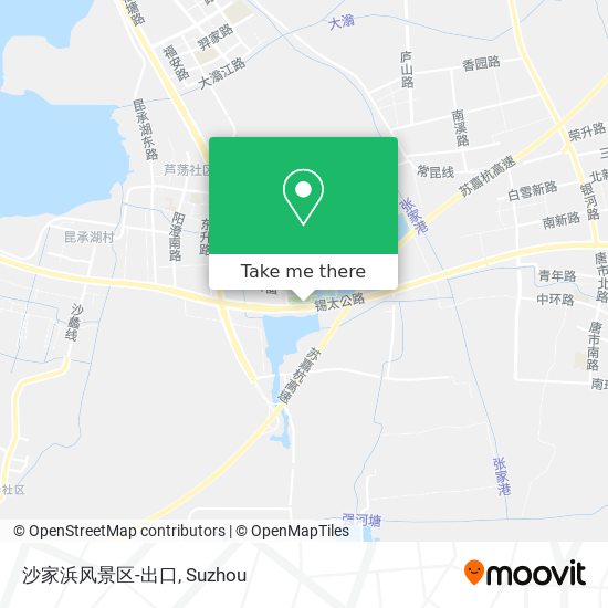 沙家浜风景区-出口 map