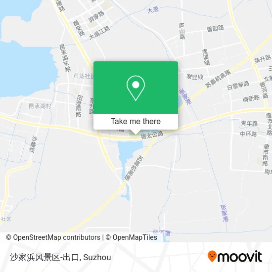 沙家浜风景区-出口 map