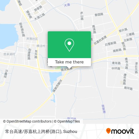 常台高速/苏嘉杭上跨桥(路口) map