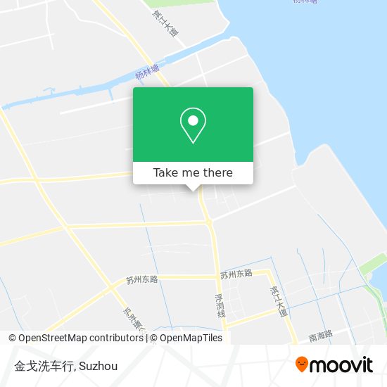 金戈洗车行 map