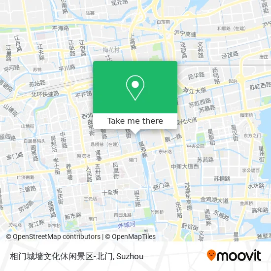 相门城墙文化休闲景区-北门 map