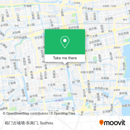 相门古城墙-东南门 map