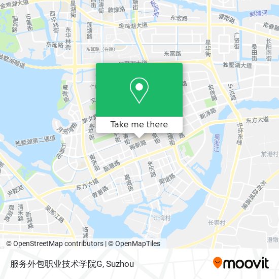 服务外包职业技术学院G map