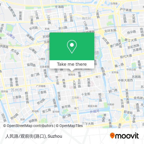 人民路/观前街(路口) map
