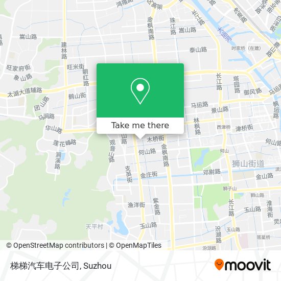 梯梯汽车电子公司 map