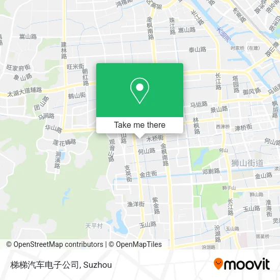 梯梯汽车电子公司 map