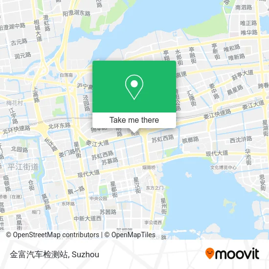 金富汽车检测站 map