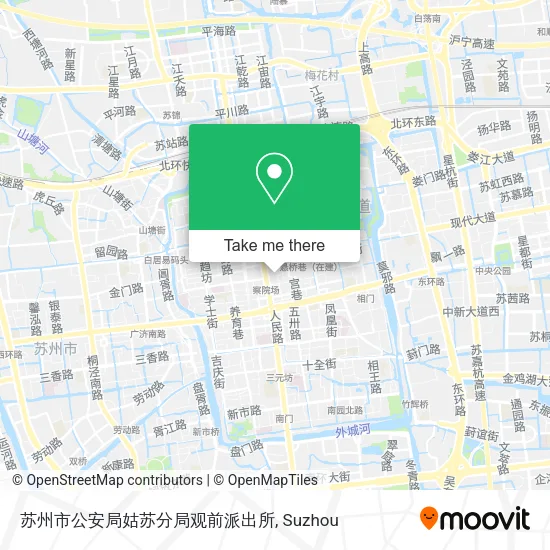 苏州市公安局姑苏分局观前派出所 map