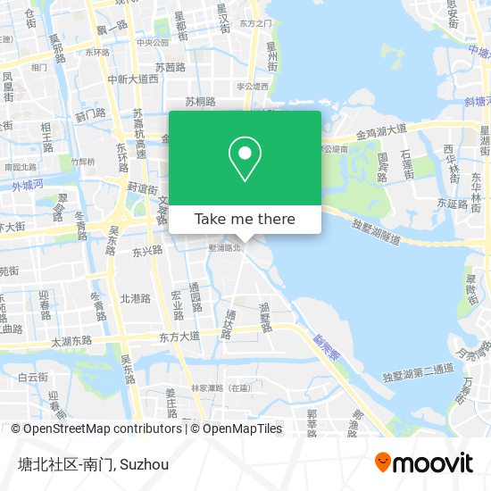 塘北社区-南门 map