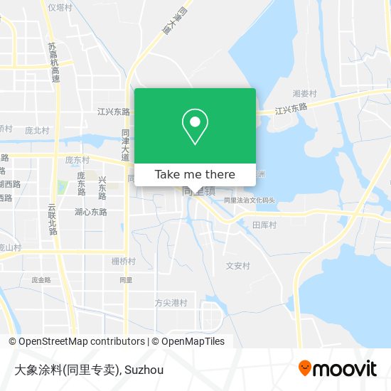 大象涂料(同里专卖) map