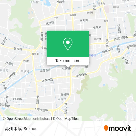 苏州木渎 map