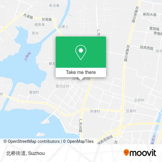 北桥街道 map