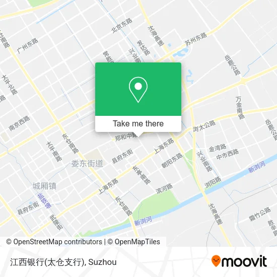 江西银行(太仓支行) map