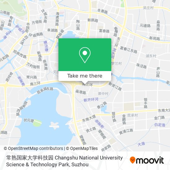 常熟国家大学科技园 Changshu National University Science & Technology Park map