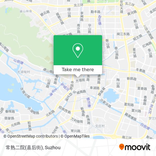 常熟二院(县后街) map
