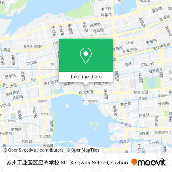 苏州工业园区星湾学校 SIP Xingwan School map