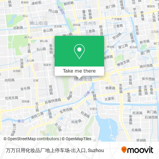 万万日用化妆品厂地上停车场-出入口 map