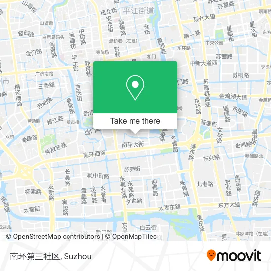 南环第三社区 map