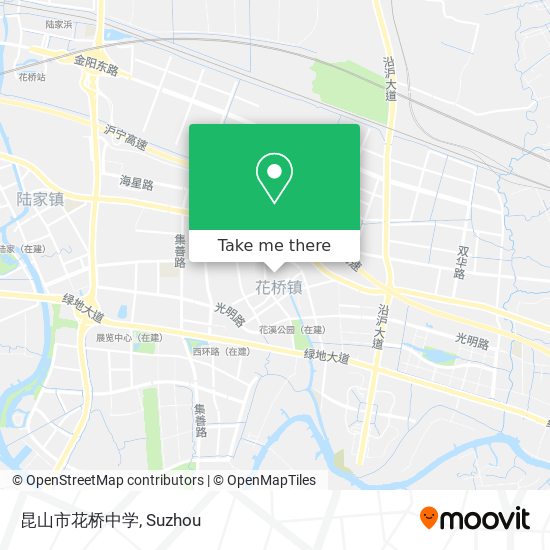 昆山市花桥中学 map
