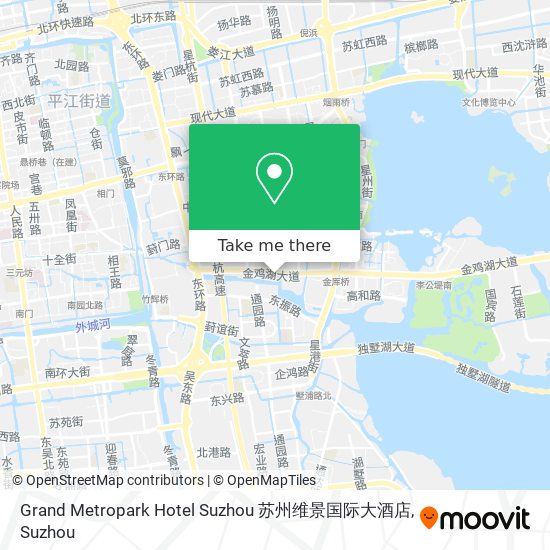 Grand Metropark Hotel Suzhou 苏州维景国际大酒店 map