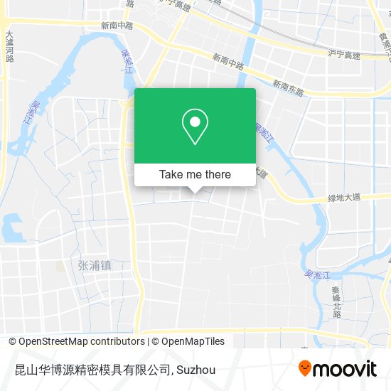 昆山华博源精密模具有限公司 map