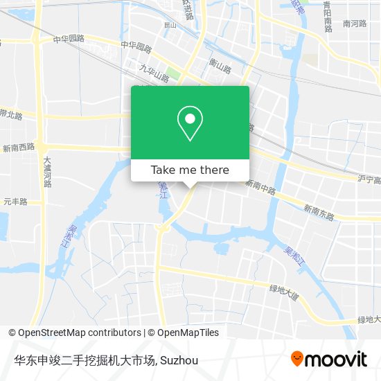 华东申竣二手挖掘机大市场 map
