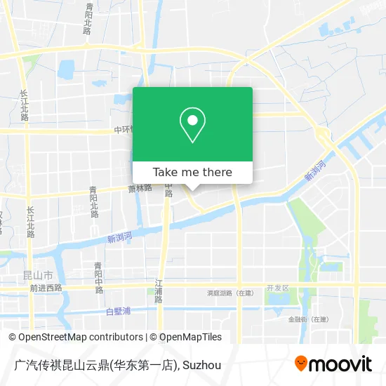 广汽传祺昆山云鼎(华东第一店) map