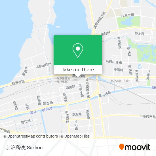 京沪高铁 map
