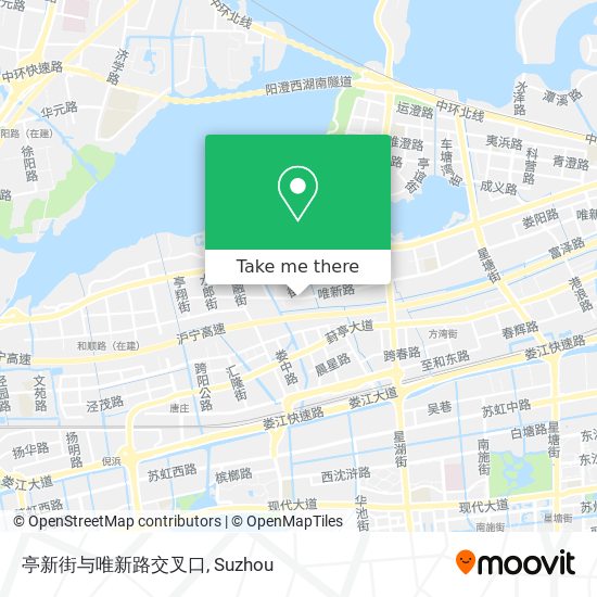 亭新街与唯新路交叉口 map