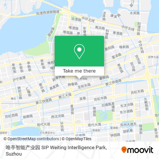 唯亭智能产业园 SIP Weiting Interlligence Park map