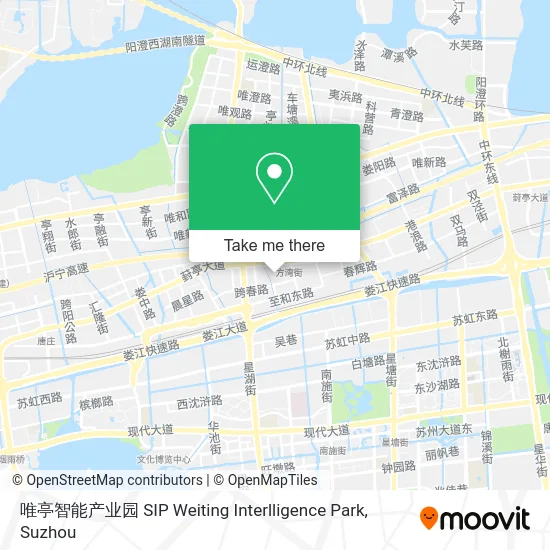 唯亭智能产业园 SIP Weiting Interlligence Park map