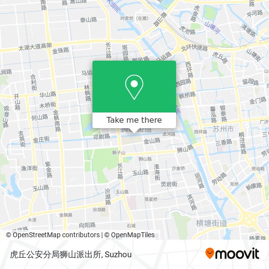 虎丘公安分局狮山派出所 map