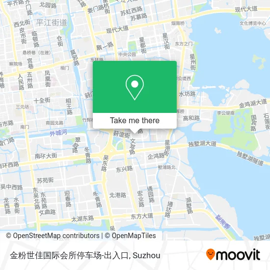 金粉世佳国际会所停车场-出入口 map