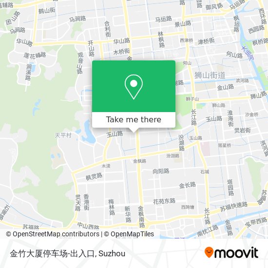 金竹大厦停车场-出入口 map