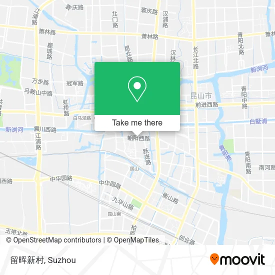 留晖新村 map