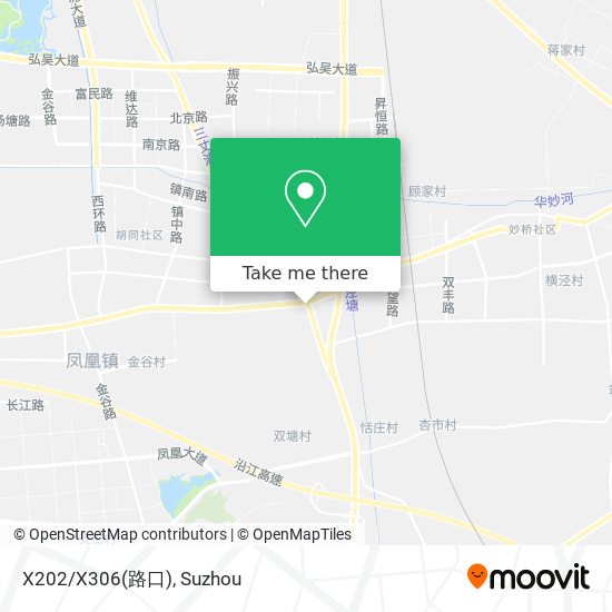 X202/X306(路口) map